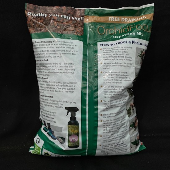 Orchid Focus Potting Bark - Medium Grade 8L Bag