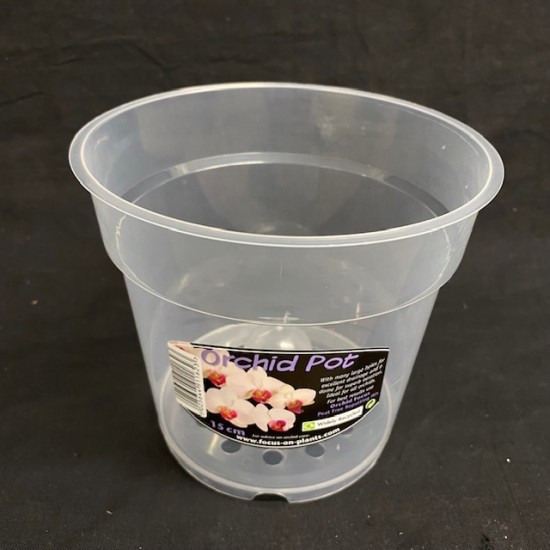 Clear Pot (Orchid Focus) - 15cm